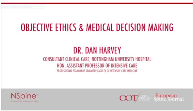 Objective ethics & medical decision m...
