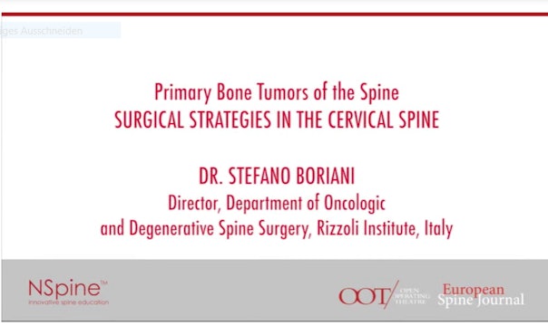 Primary bone tumors of the spine, surgical strategies in the cervical spine