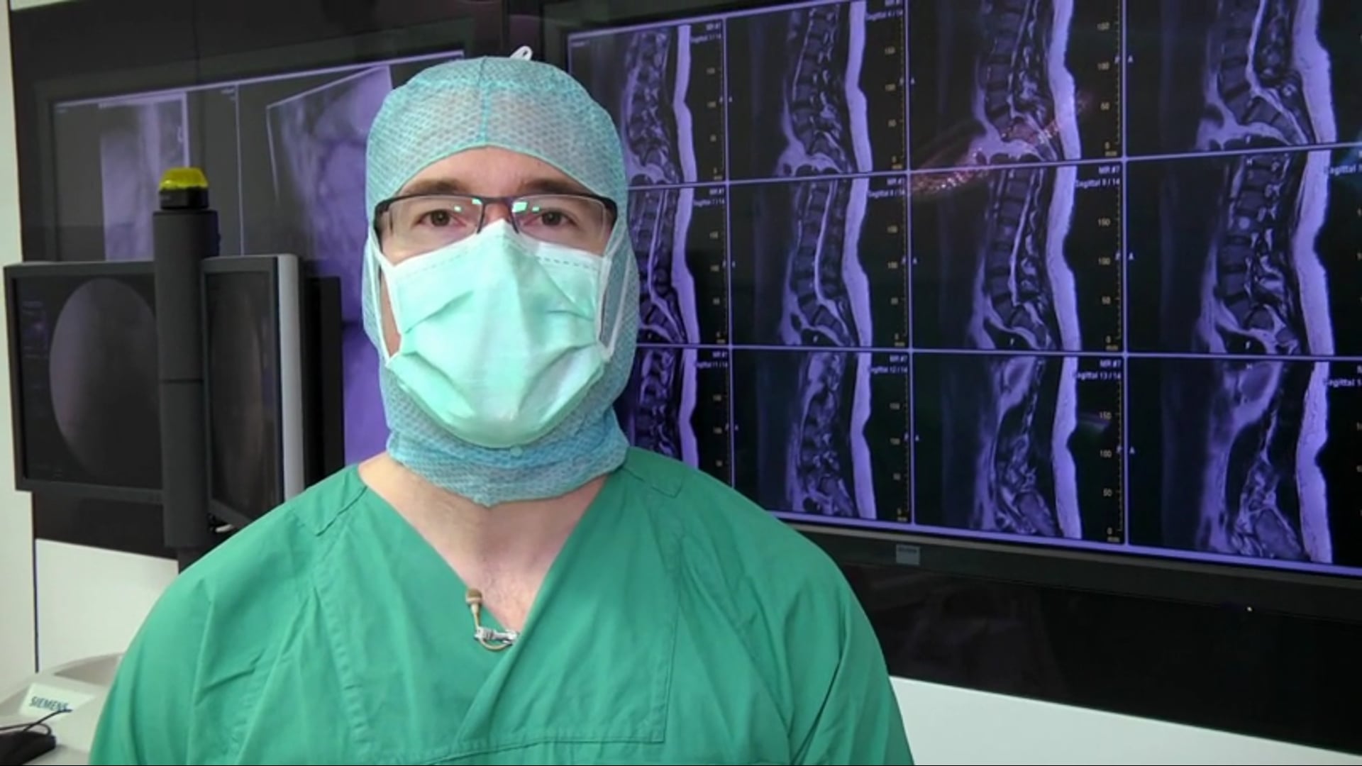 Percutaneous stabilization of a T12 and L5 fracture