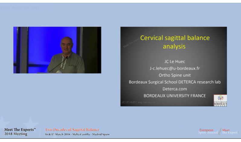 Cervical sagittal balance analysis