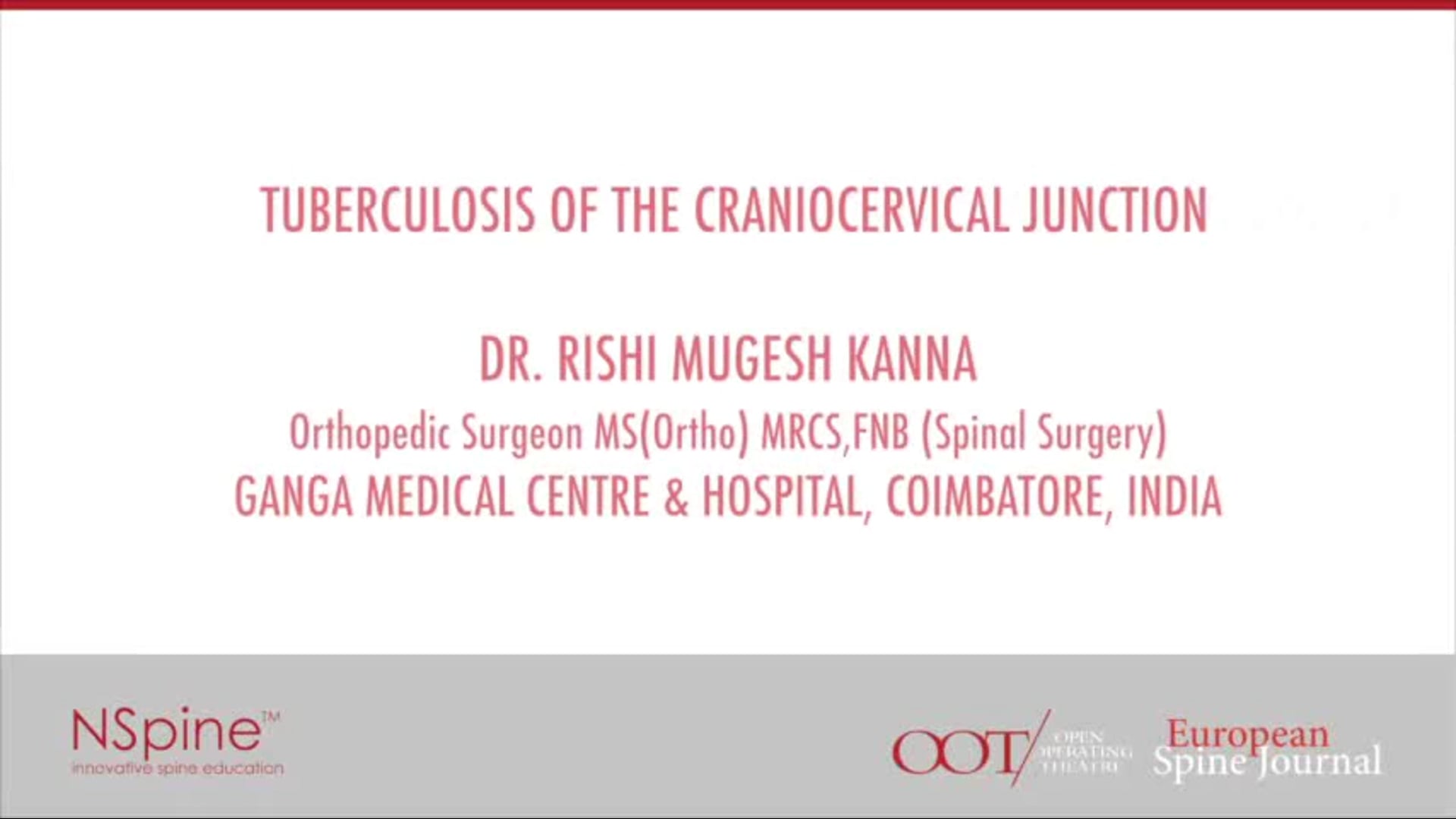 Tuberculosis of the craniocervical junction