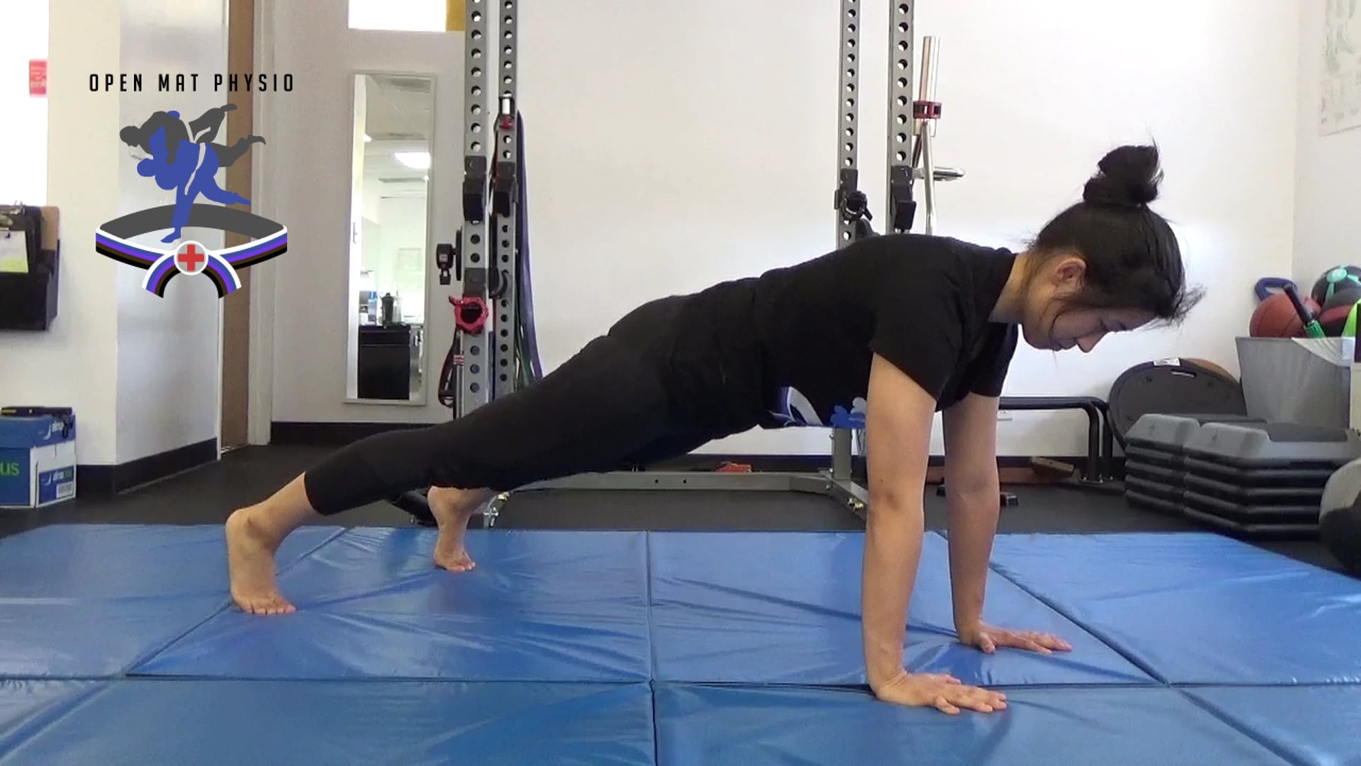 Scapular Press (Plank Position)