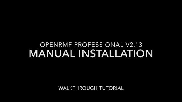 v2.13 OpenRMF Professional Manual Ins...