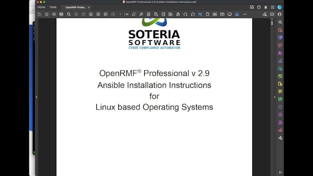 v2.11 OpenRMF Professional Ansible Installation - AT