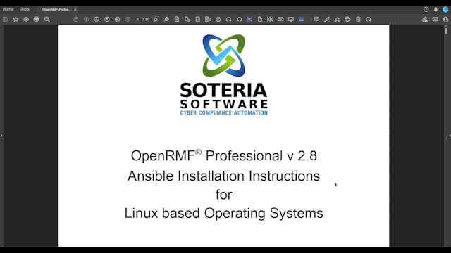 Installing OpenRMF Professional via A...