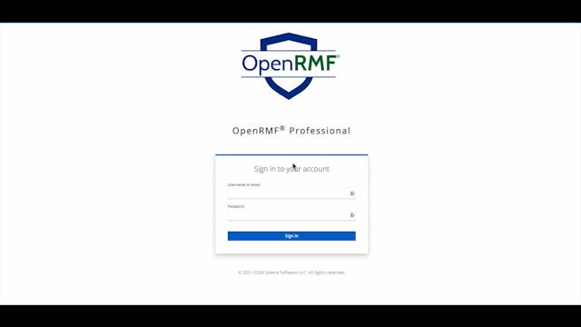 v2.10 Navigation of OpenRMF Professional  - User Training