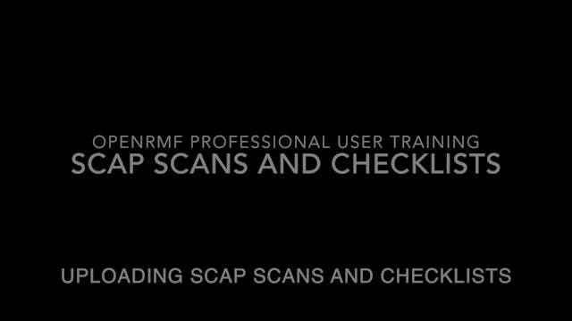 v2.13 Uploading SCAP-Scans and Checklists -UT