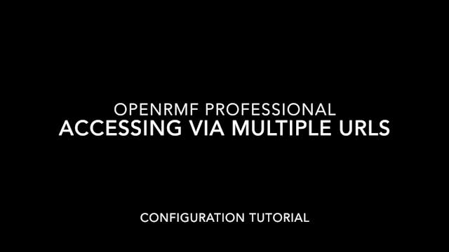 v2.13 Configure OpenRMF Professional ...