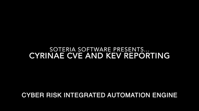 CYRINAE Scripts - CVE and KEV with Patch Vulnerability Data