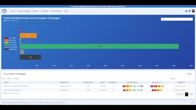 OpenRMF Professional Application Settings