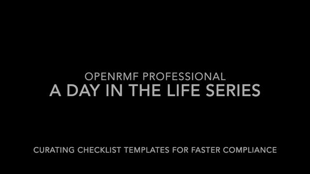 A Day in the Life Series #7 - Curating Checklist Templates