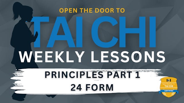 Principles Part 1 -  24 form