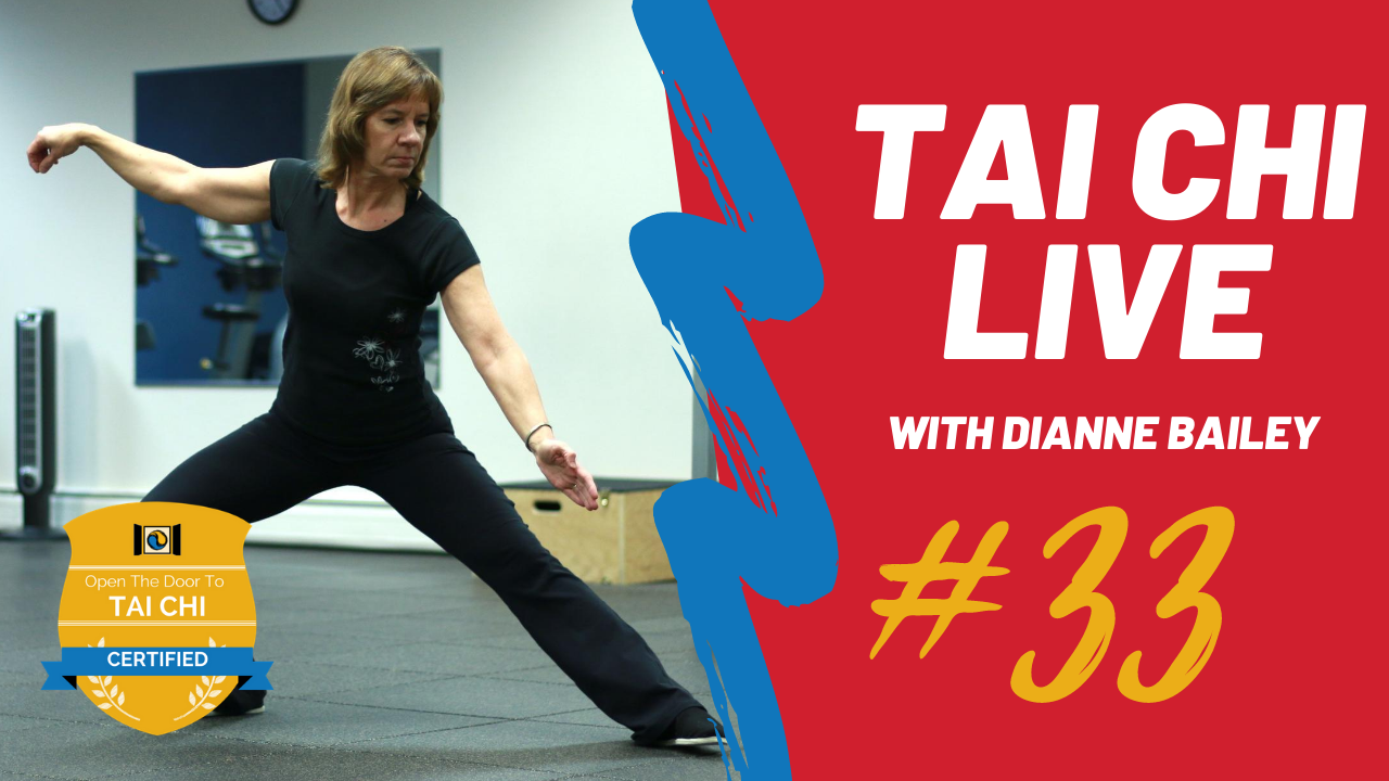 Ep. 33 Tai Chi LIVE --- Improving Snake Creeps Pheasant Stands
