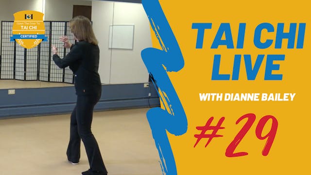 Ep. 29 Tai Chi LIVE --- Yang Style 24...