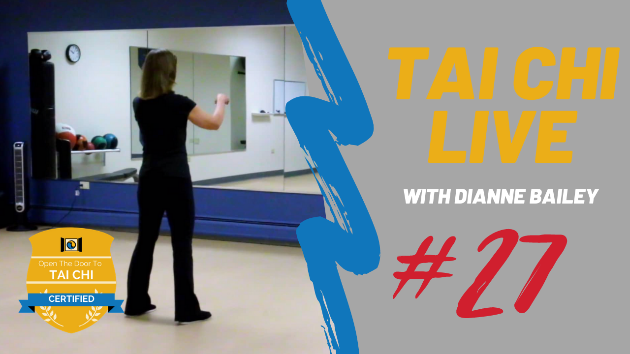 Ep. 27 Tai Chi LIVE --- Yang Style 24 short form - Substantial and Insubstantial