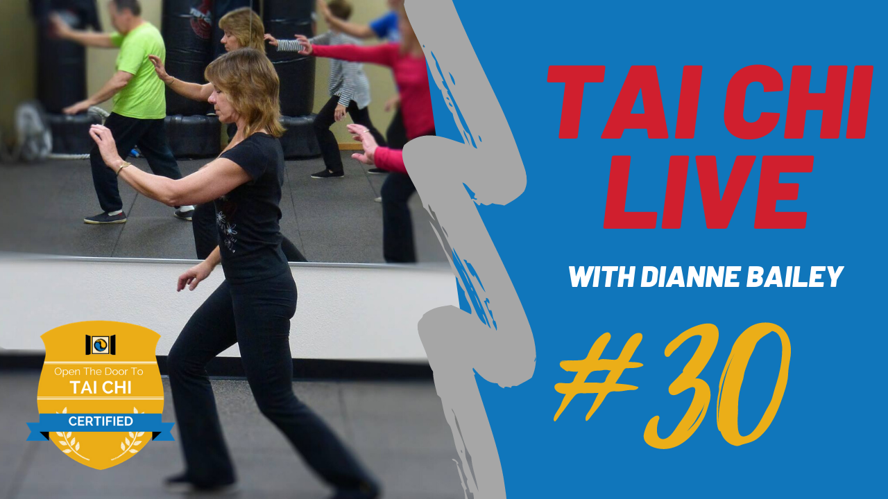 Ep. 30 Tai Chi LIVE --- Yang Style 24 Short Form - Sense of an Opponent