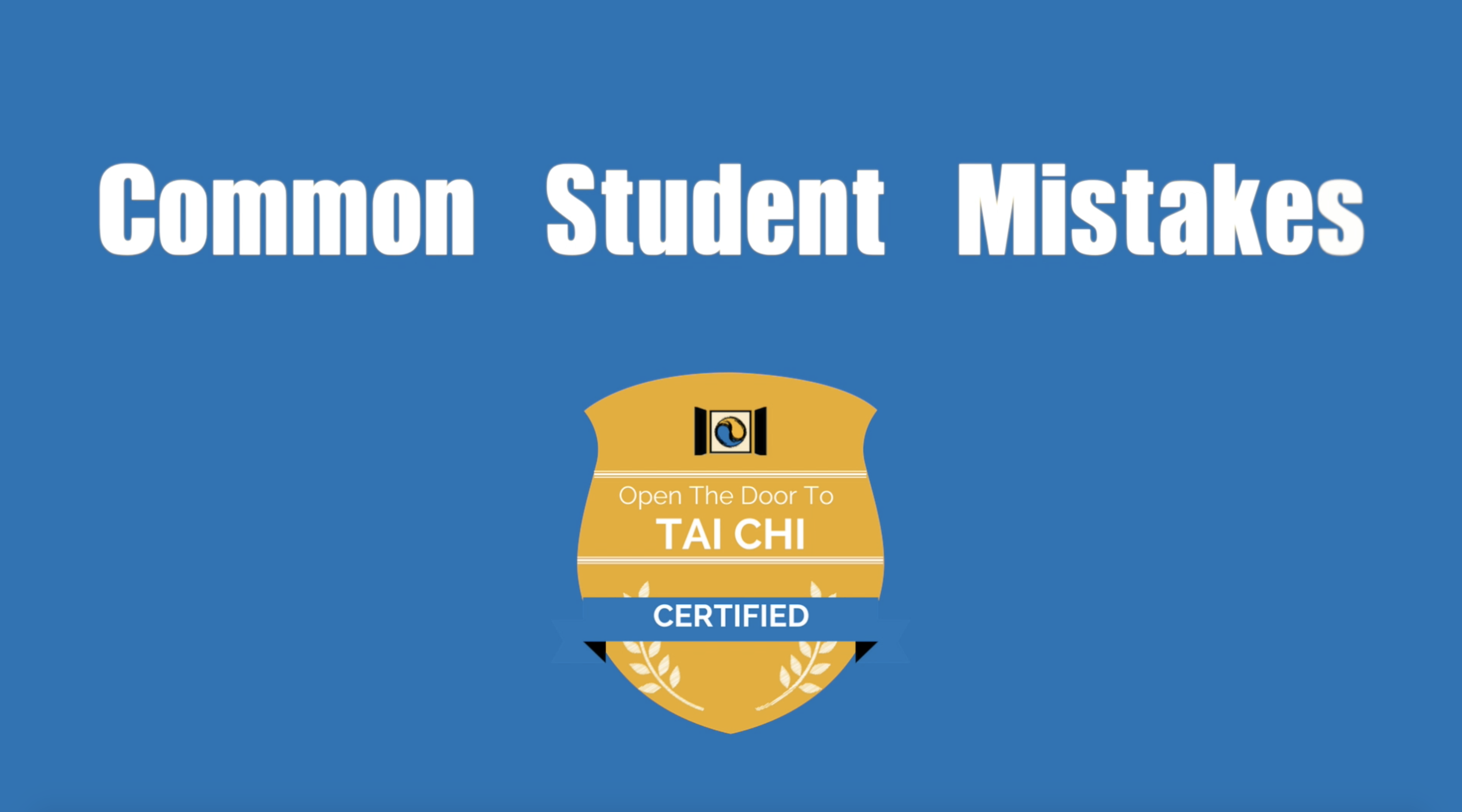 Common Student Mistakes (Instructor Video) 