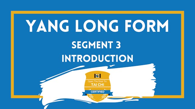 Long Form Segment 3 - Intro