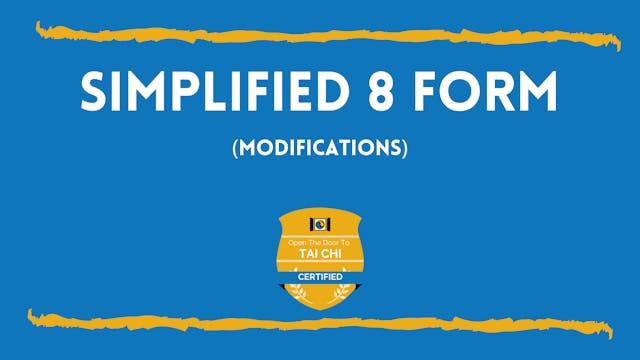 Simplified 8 form - Seated Modifications