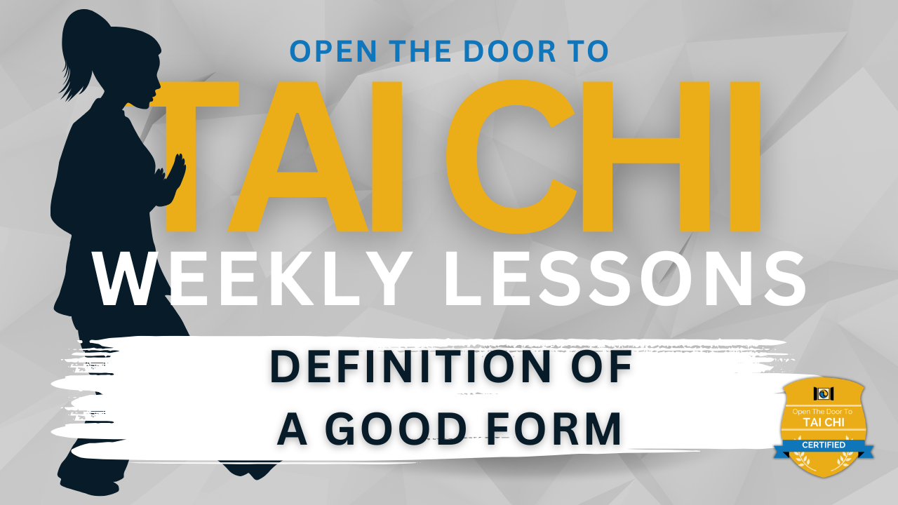 Definition of a Good Form