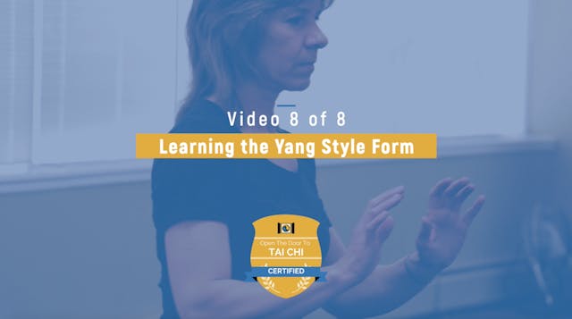 PART 8 - Learning the Yang Style Form 