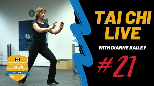 Ep. 21 Tai Chi LIVE --- Principle Pra...