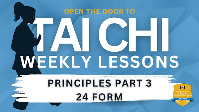 Principles Part 3 -  24 Form