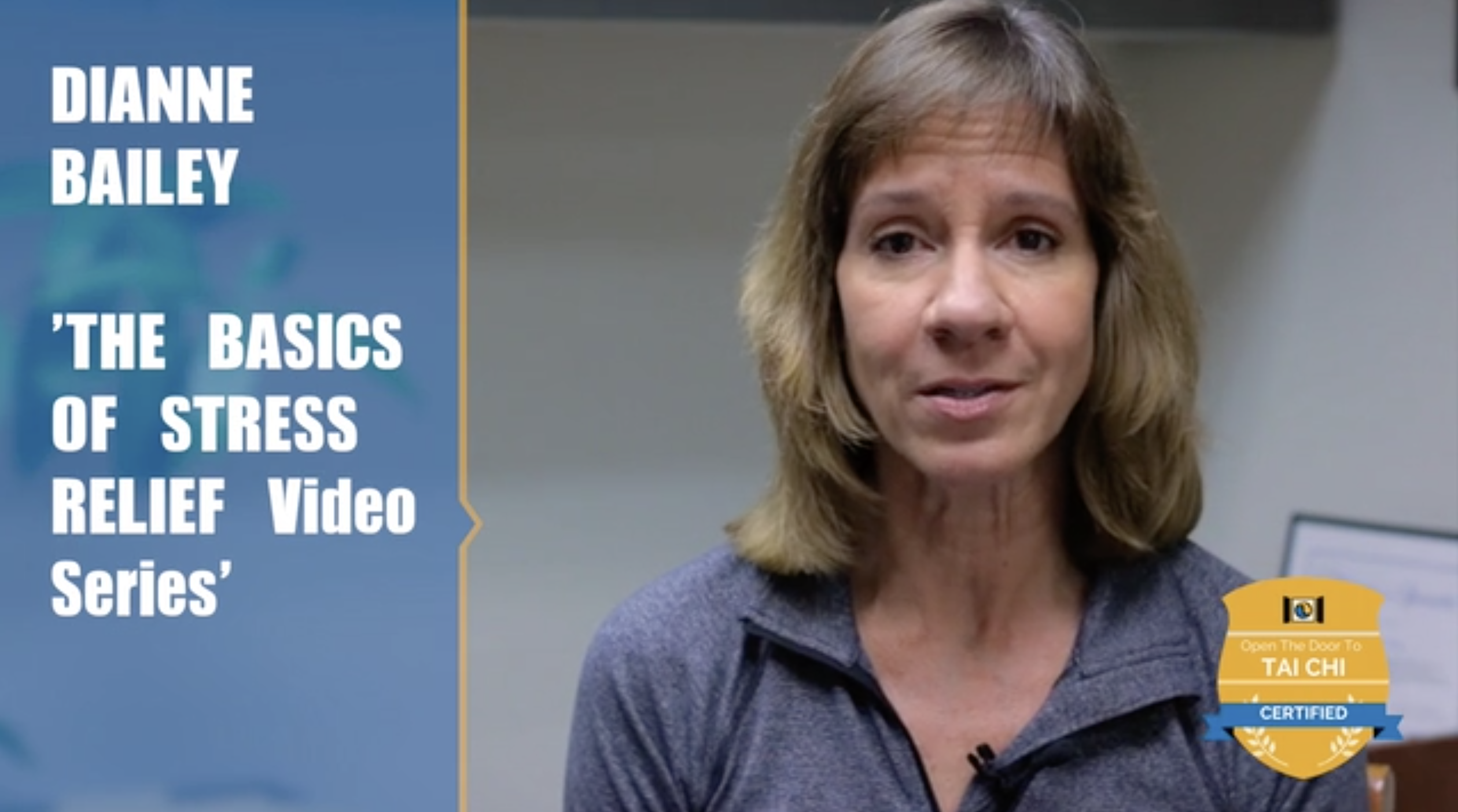 Tai Chi - The Basics of Stress Relief Video 1