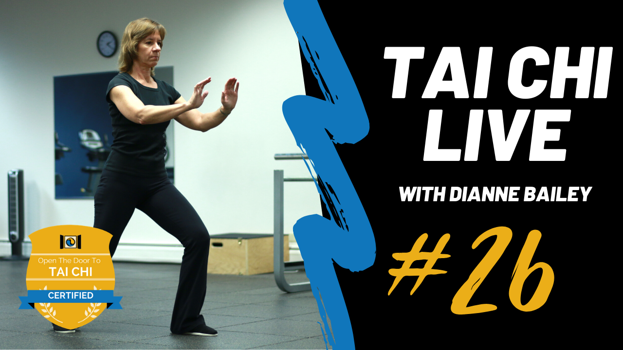 Ep. 26 Tai Chi LIVE --- Yang style 24 form - Ball of Energy (updated)