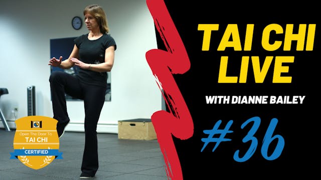 Ep. 36 Tai Chi LIVE --- Improving Kic...