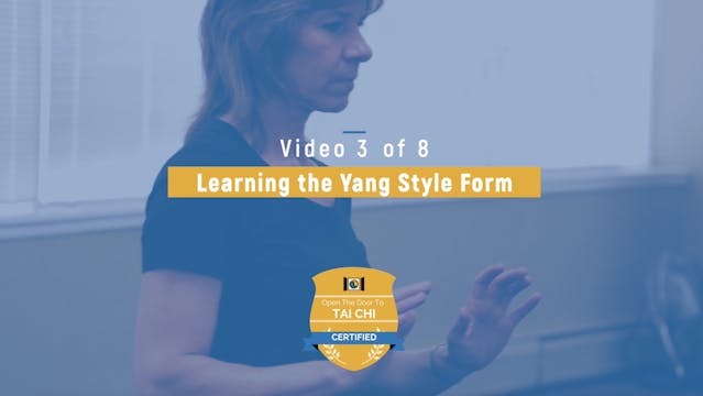 PART 3 - Learning the Yang Style Form 