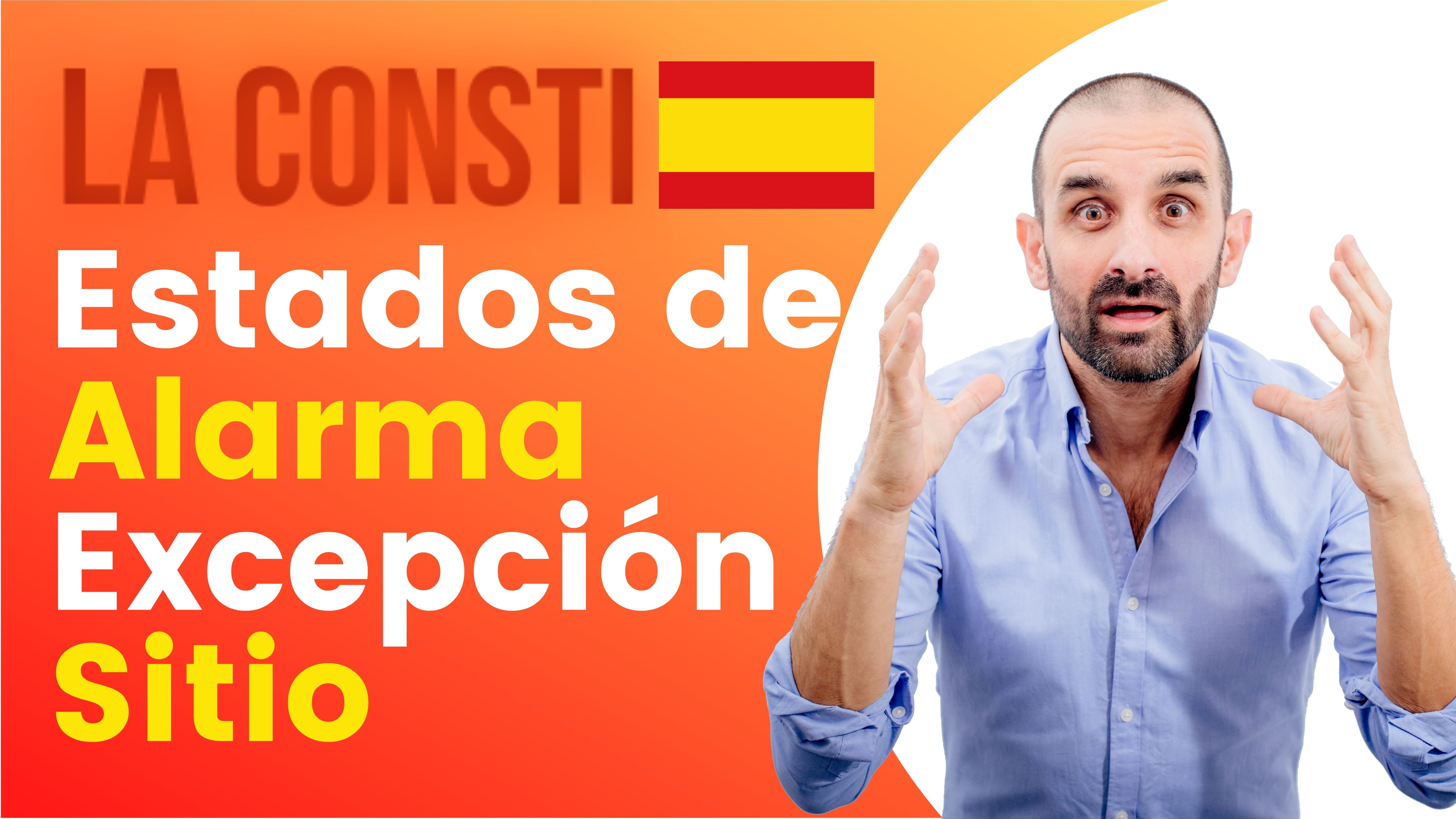 ARTÍCULO 116 - Estados de alarma, excepción y sitio. 🇪🇸