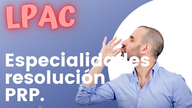 ARTÍCULO 91 - Especialidades en la re...