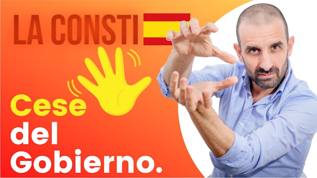 ARTÍCULO 101 - Cese del Gobierno. 🇪🇸