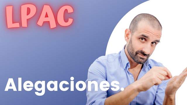 ARTÍCULO 76 - Alegaciones. 