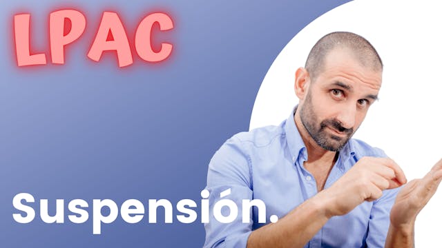 ARTÍCULO 108 - Suspensión.