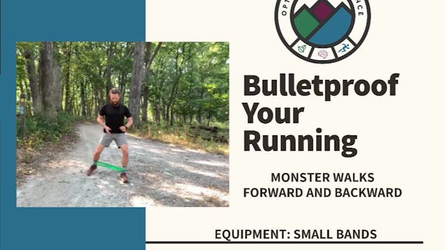 52) Hip Strength Tx: Banded Monster Walks