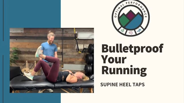 16) Pelvic Control Tx: Supine Heel Taps