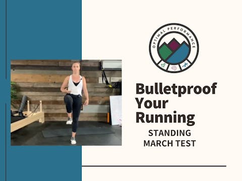 48) Hip Strength Assessment: Standing March Test
