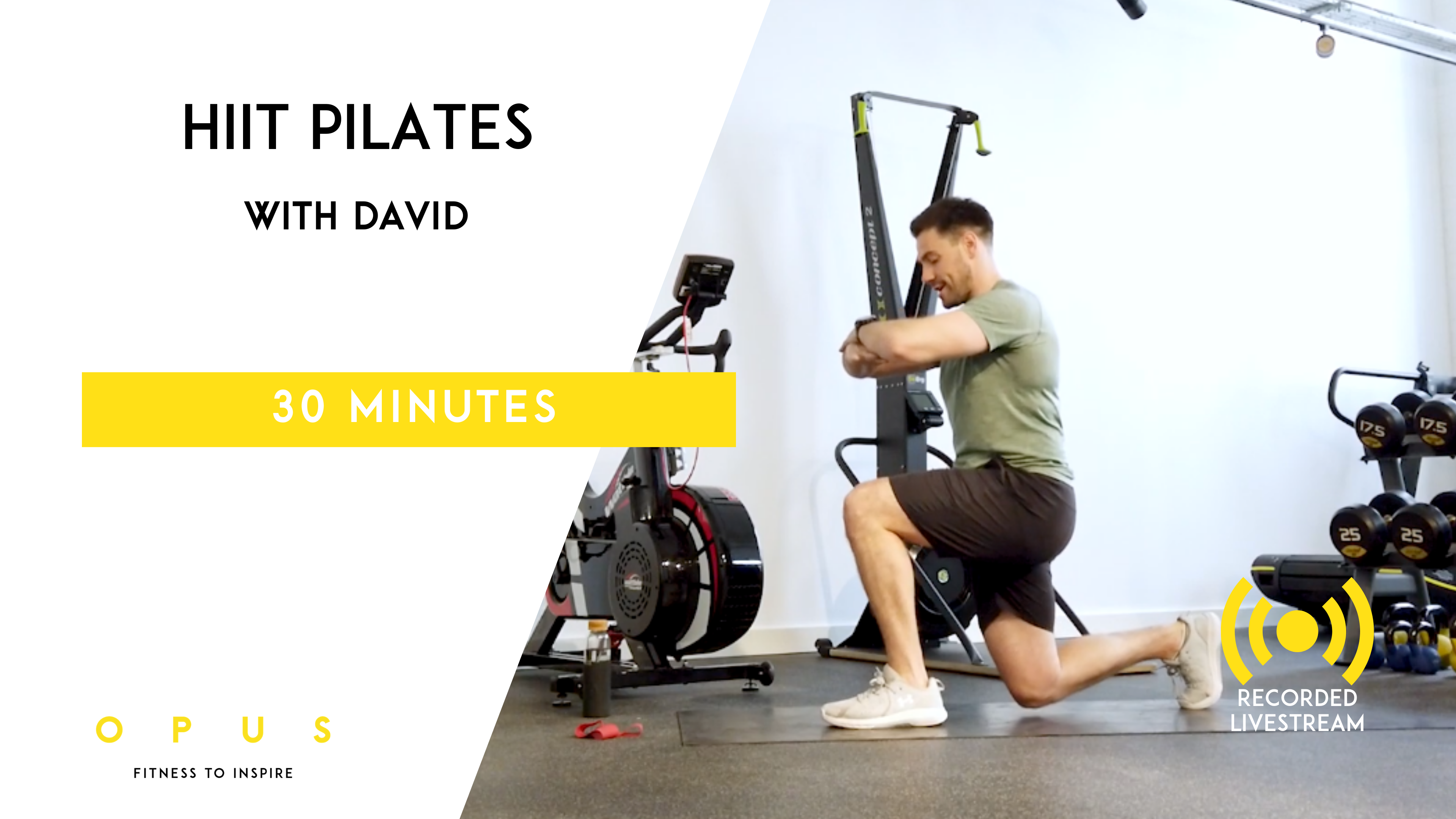 #9 HIIT X Pilates LIVE | David | 30 minutes