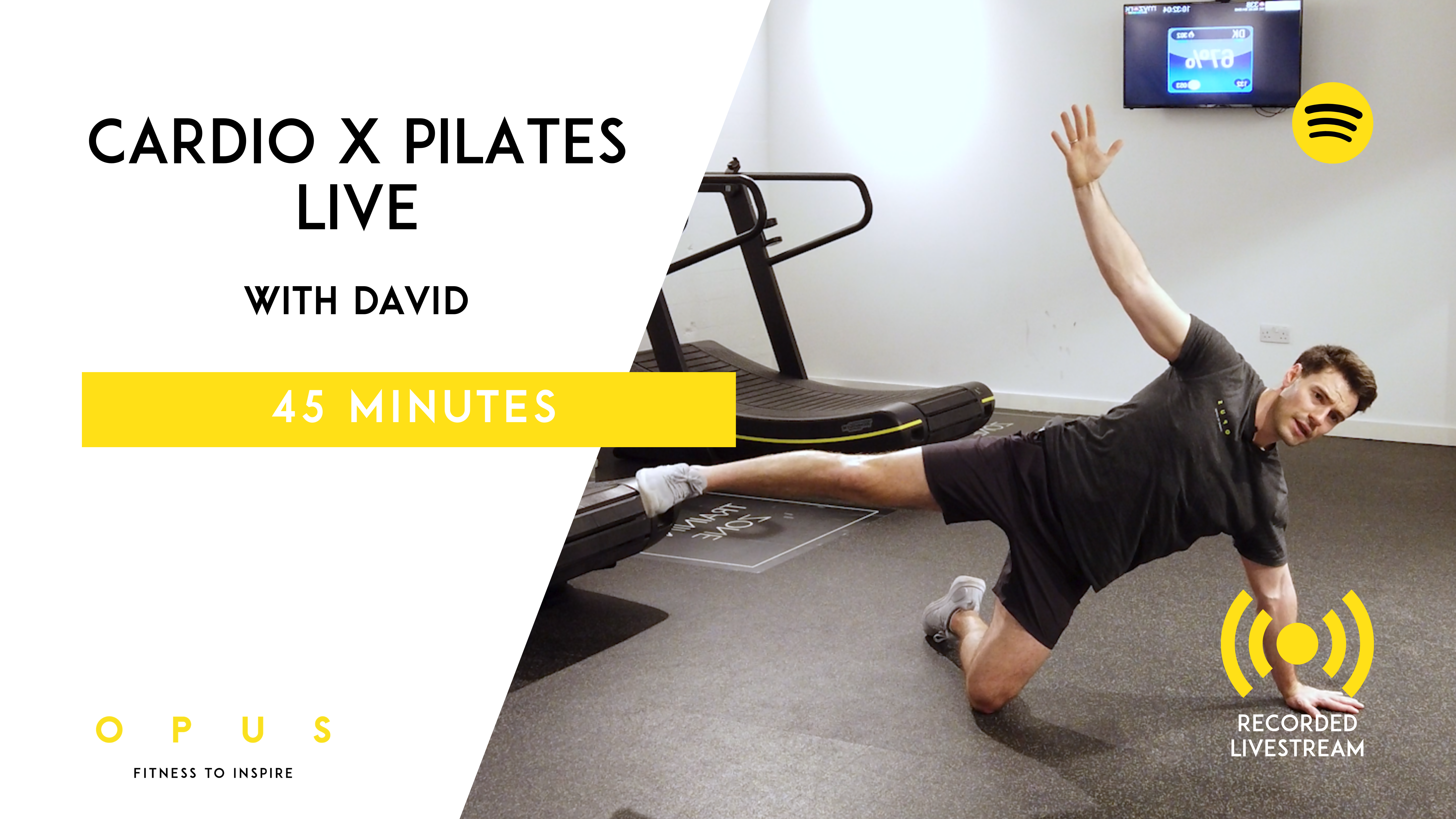 32. Cardio X Pilates LIVE | David | 45 minutes