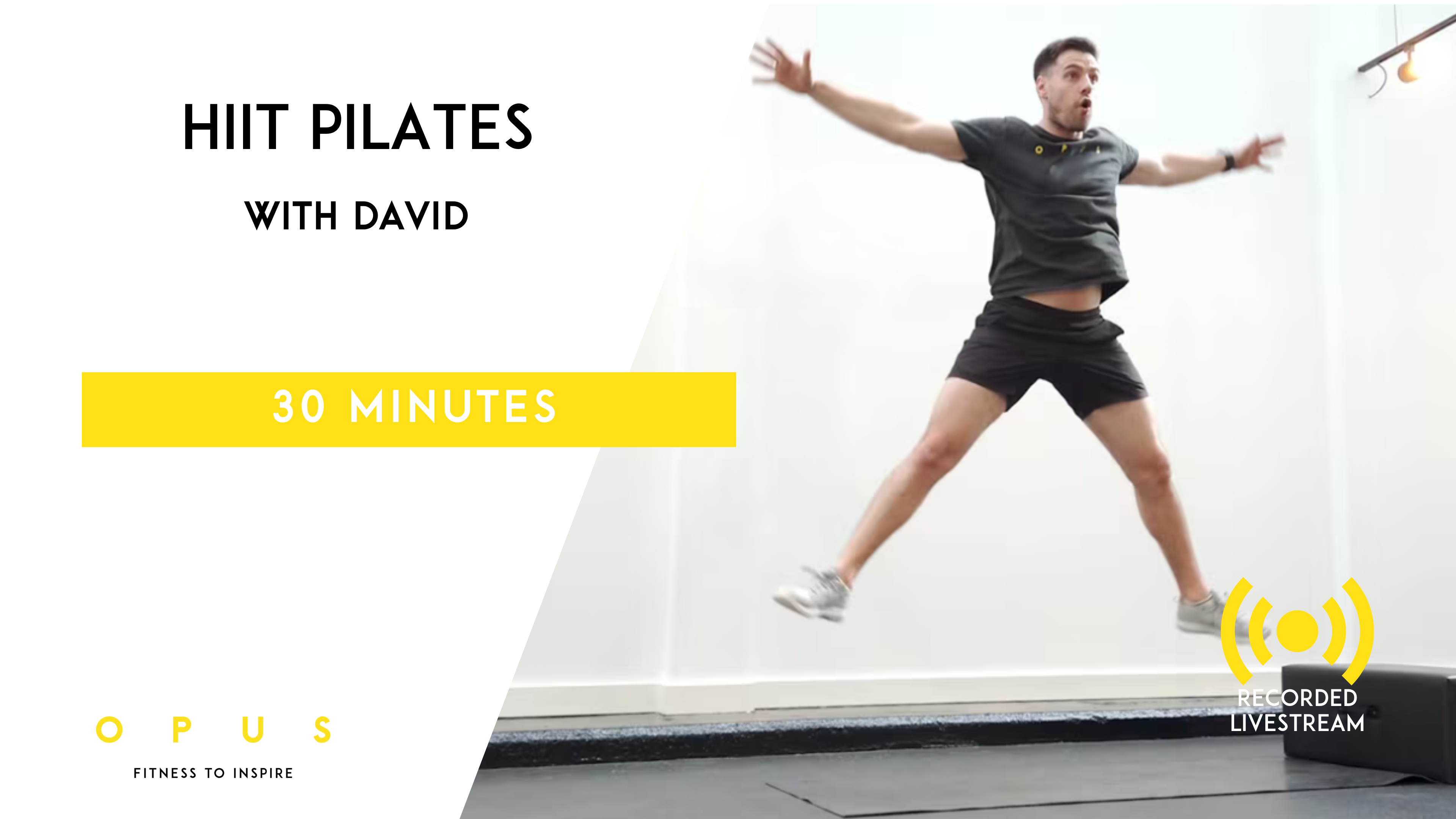 #8 HIIT X Pilates Live | David | 30 minutes