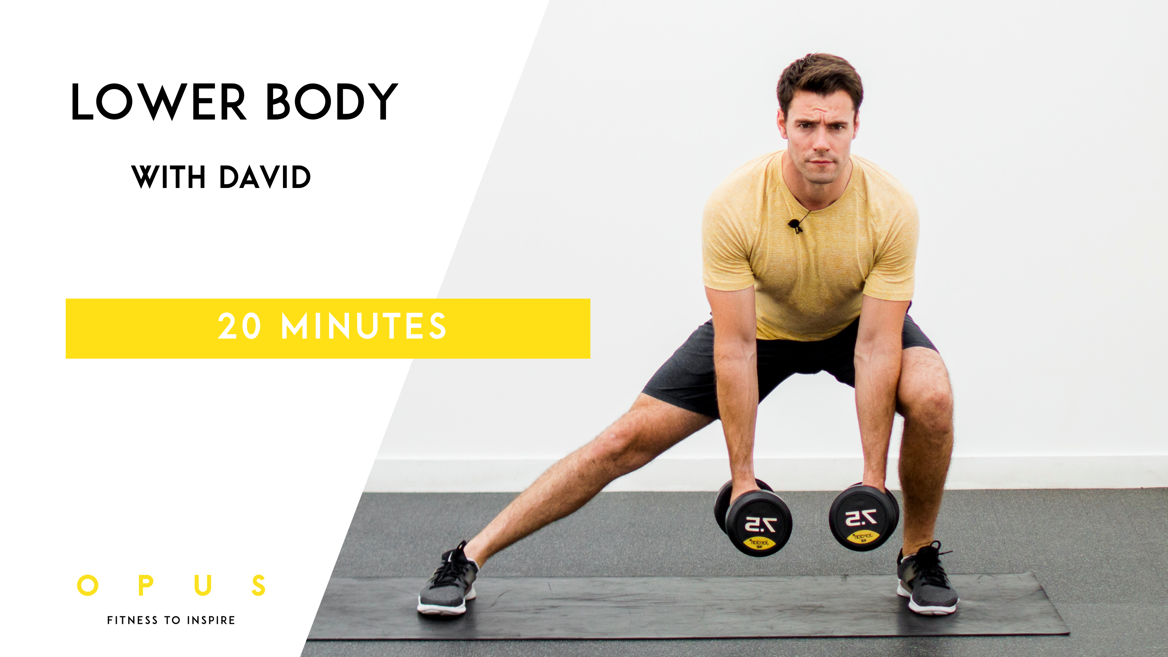 01. Lower Body Strength | David | 20 Mins