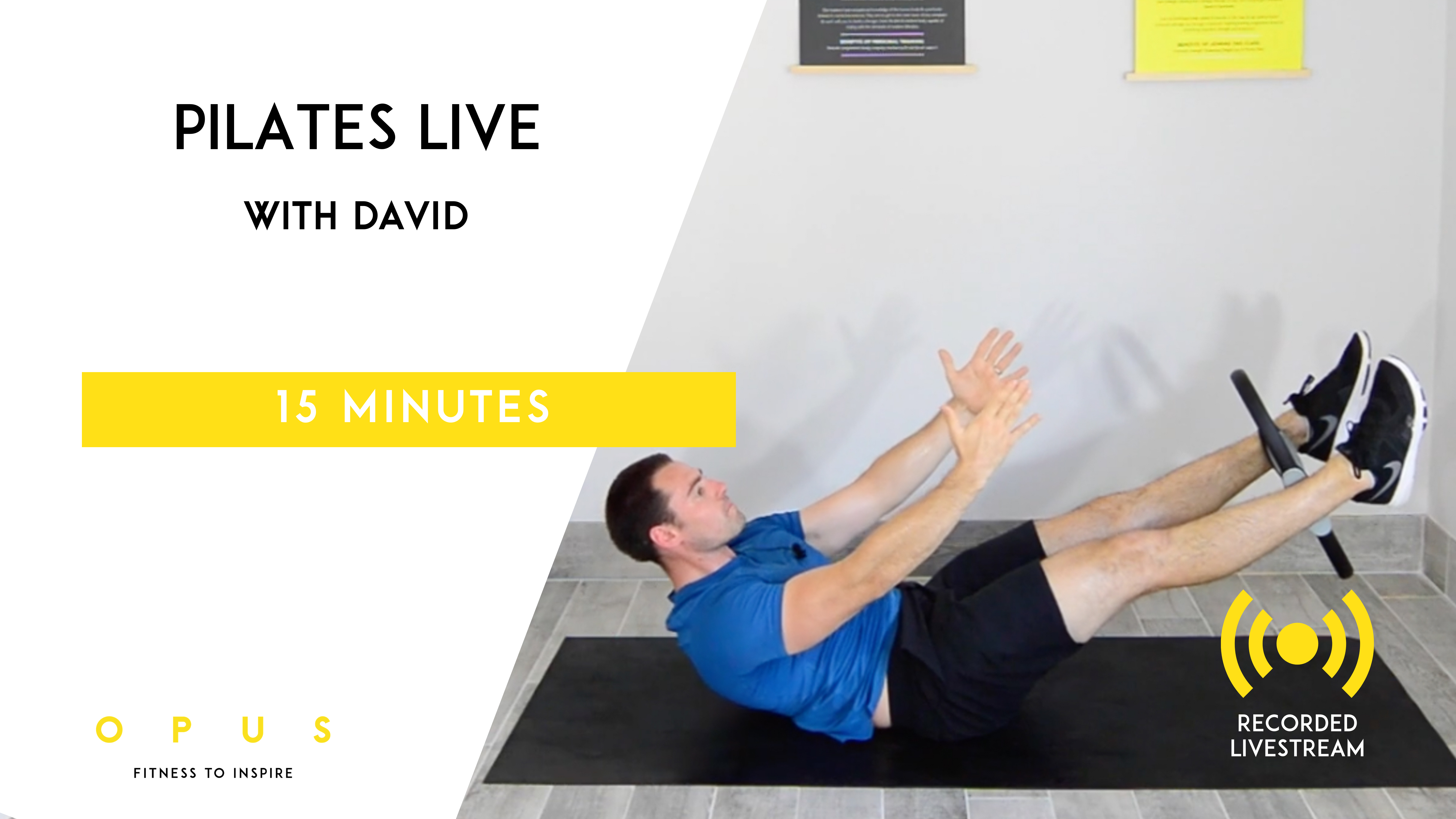 04. Pilates LIVE | David | 15 Mins 