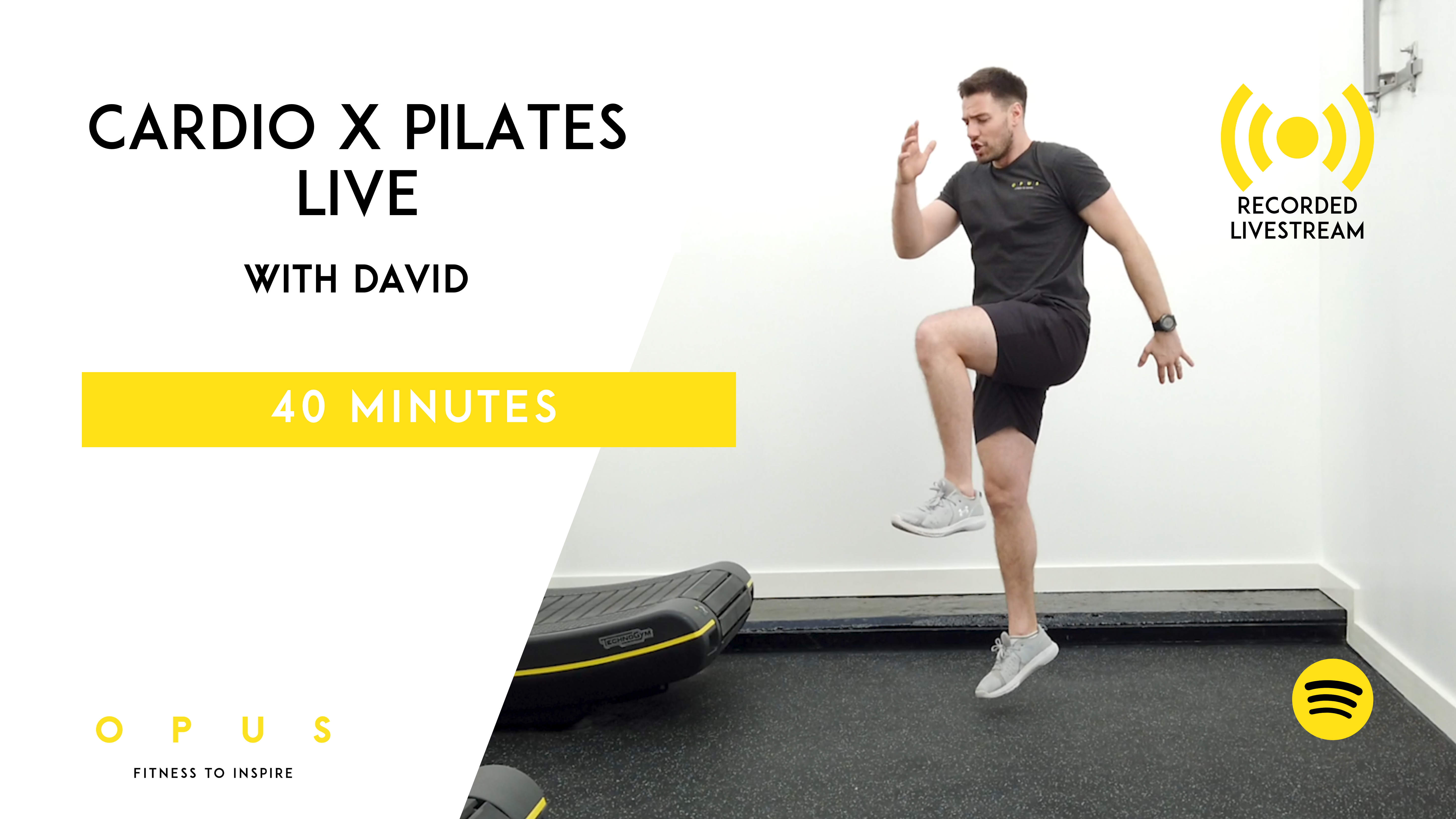 43. Cardio x Pilates Live | David | 40 minutes