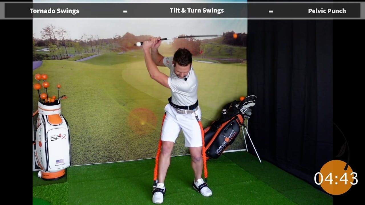 The Need For PreRound Speed LightSpeed Workouts Orange Whip Golf