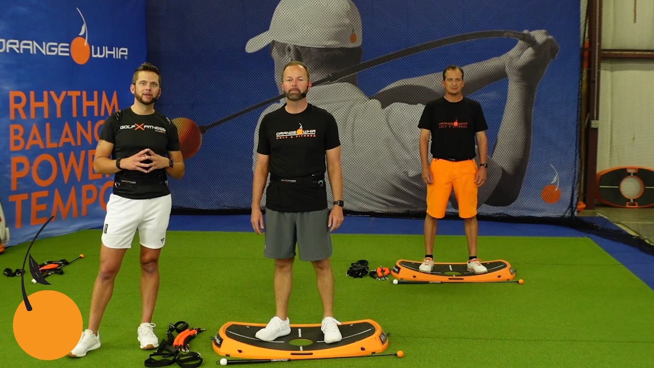 Shift Into Gear Power Peel Workouts Orange Whip Golf & Fitness