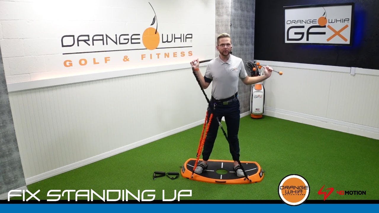 Standing Up Power Peel Fix Orange Whip Golf & Fitness