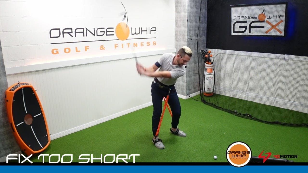 Too Short Turn Trainer Fix Orange Whip Golf & Fitness