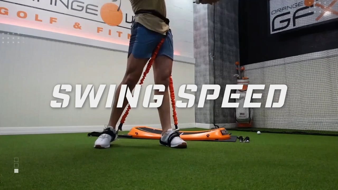 Sway No Way Speed Training LightSpeed Workouts Orange Whip Golf